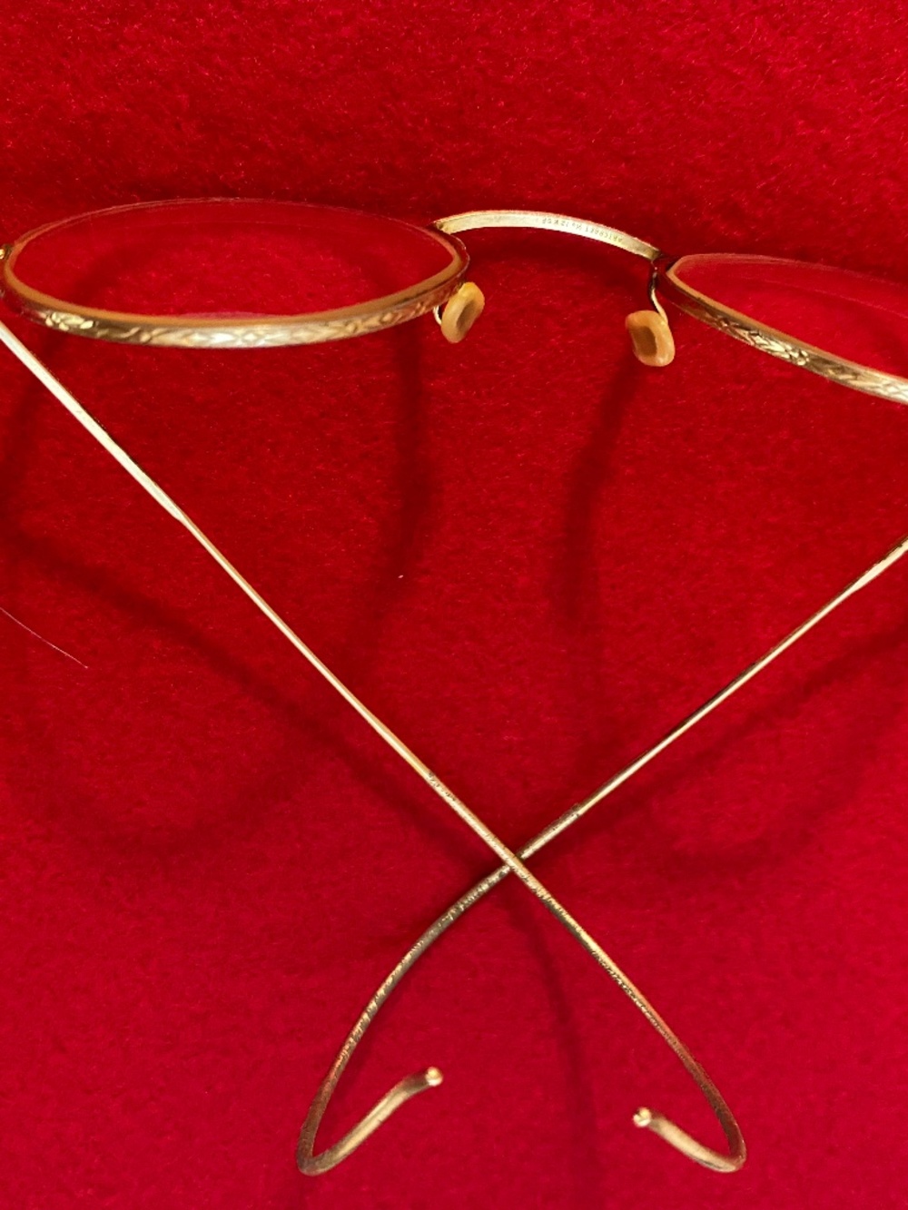 Vintage gold plated eyeglasses - Picture 4 of 7